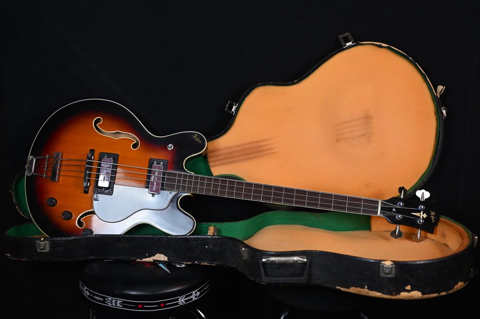 Höfner 500/4 Semi Hollow von 1969 in Sunburst mit Case in Hamburg