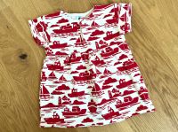 Neu - Kleid kurzarm Petit Bateau rot Muster Schiff 81 / 80 Baden-Württemberg - Affalterbach   Vorschau