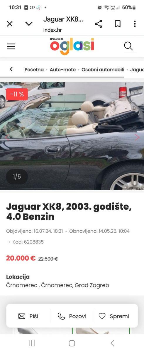 Abbildung des Autos Jaguar XK