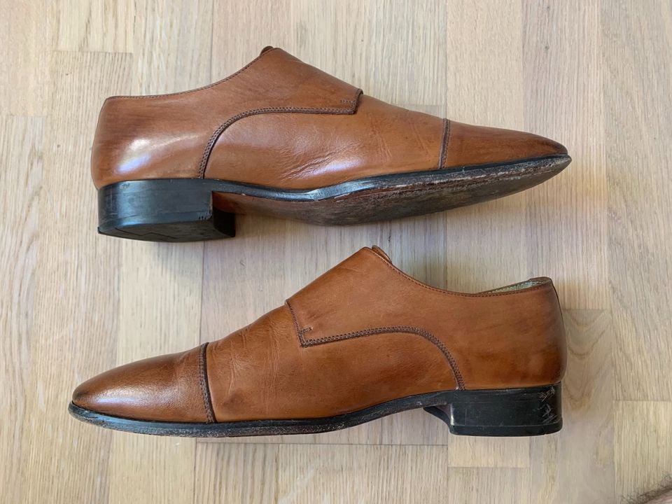 Tom Rusborg, Anzugschuh, Doublemonk, braun, Gr. 42.5 in München