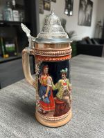 Original Gerzit Bierkrug Bier Humpen Glas Krug Saarland - Saarlouis Vorschau