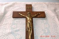 Holzkreuz mit Messing-Jesus Saarland - Saarlouis Vorschau