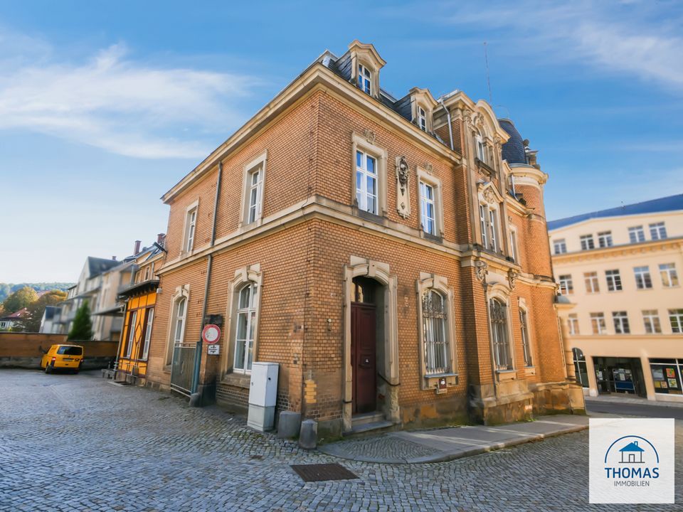 MFH oder WGH im Neobarock-Stil (1.300 m²) in Sebnitz nahe dem Markt – ehemaliges Postamt! in Sebnitz