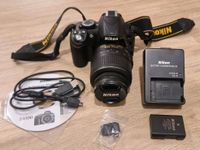 Nikon Kamera D3100 mit viel Zubehör Bayern - Rieneck Vorschau