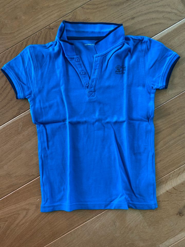 Vertbaudet * Poloshirt, blau, Gr.128 in Burgdorf