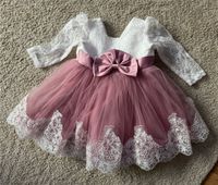 Babykleid kinderkleid mit rüschchen Creme/Rosa Hessen - Neustadt Vorschau