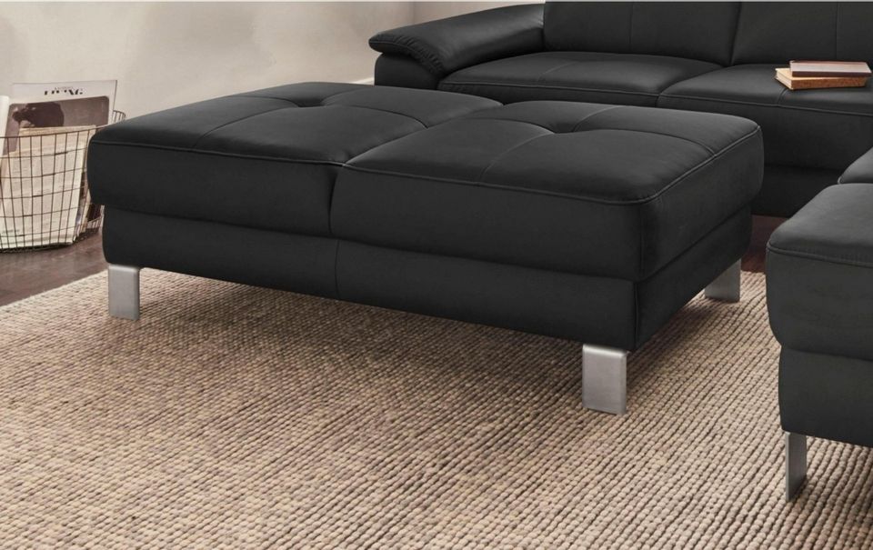 Hocker Kunstleder SOFTLUX Schwarz 140 x 67 cm  UVP:359€ in Hamburg