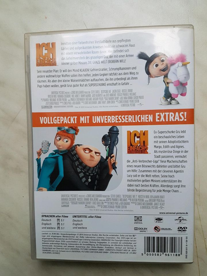 Minions Ich einfach unverbesserlich 3 DVD's in Chemnitz