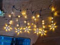 Schneeflockenvorhang Lichterkette Weihnachtsdeko Nordrhein-Westfalen - Bergheim Vorschau