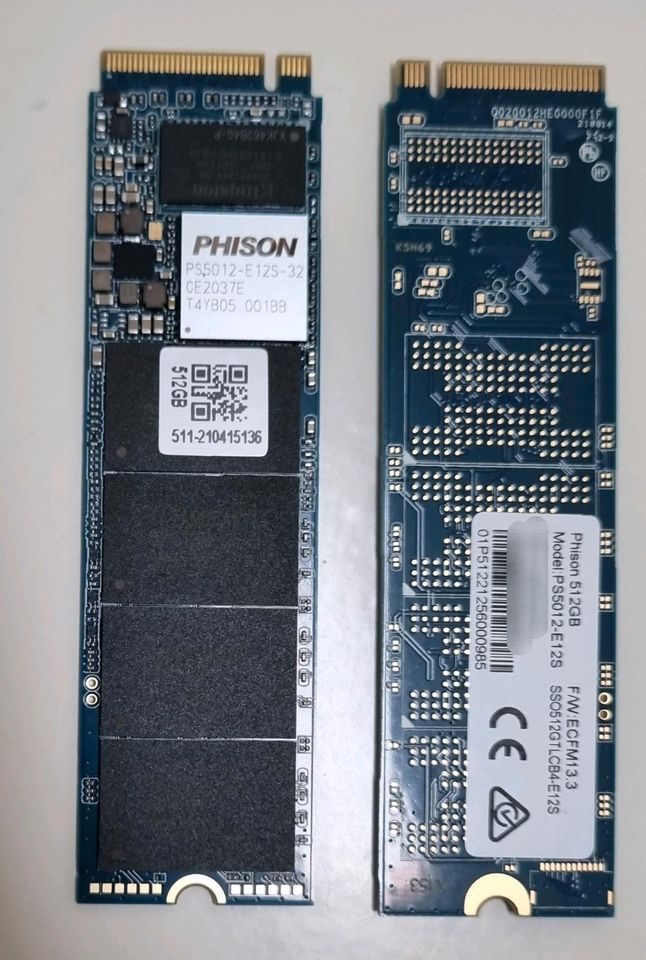 512 GB M.2 M2 2280 SSD Phison PS5012-E12S NVME in Essen