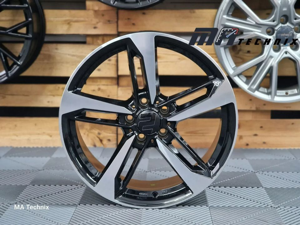 ⭐ 18 Zoll Wheelworld WH36 Alufelgen NEU 2DRV schwarz poliert Felgen für Ford Transit Connect V408 Kasten/Großraumlimousine -- in Schmalkalden