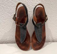 Bisgaard Damen Zehensandalette Sandalette Gr.37/blau Hessen - Hochheim am Main Vorschau