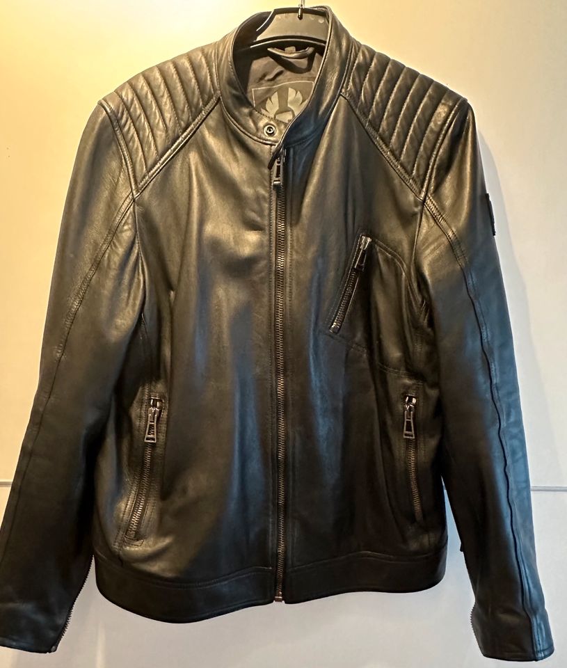 Belstaff V Racer 2.0 Herren Lederjacke schwarz Gr. 56 in Wolfsburg