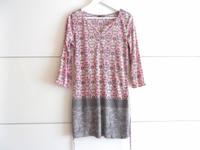 STREET ONE Tunika mit Muster 3/4 Arm Shirt Rosa Grau S 36 38 TOP Kreis Ostholstein - Sereetz Vorschau