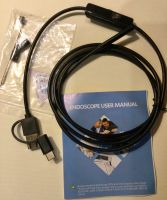 USB Endoskop Kamera mit Zubehör und Anleitung, halbstarres Kabel Brandenburg - Neulewin Vorschau