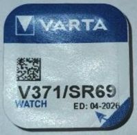 Varta V371 Knopfzelle Uhrenbatterie SR69 SR920SW SR920 AG6 Niedersachsen - Soltau Vorschau
