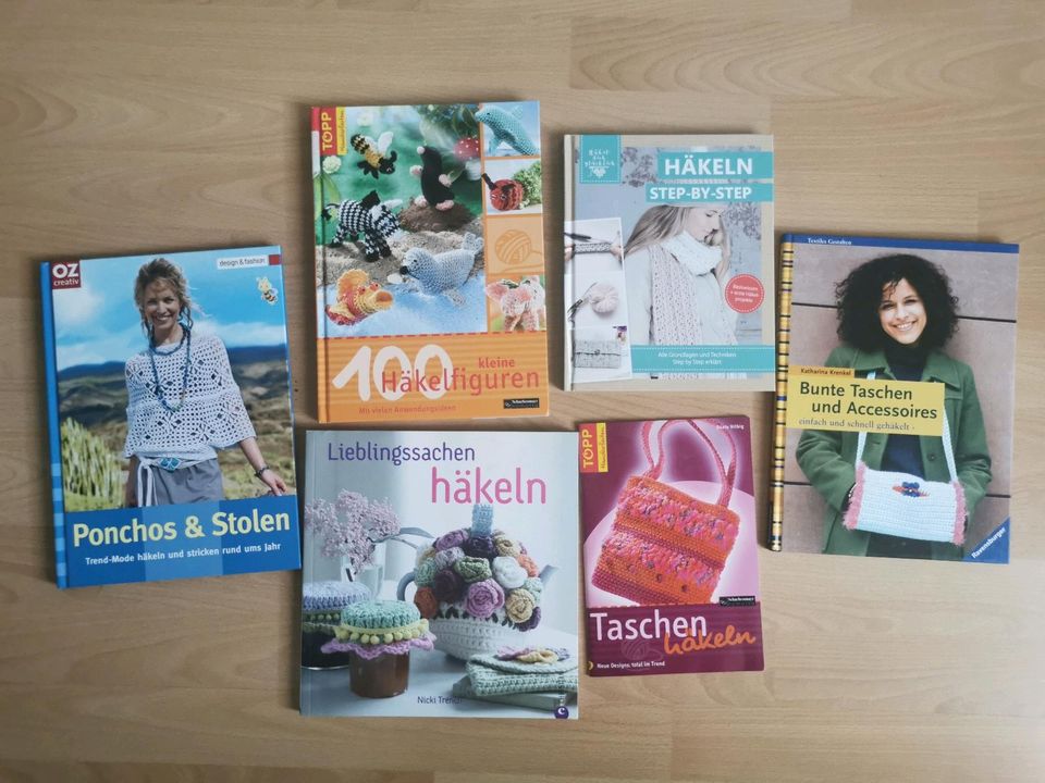 6 Bücher / Hefte rund ums häkeln, ab 2,50 € in Landau in der Pfalz