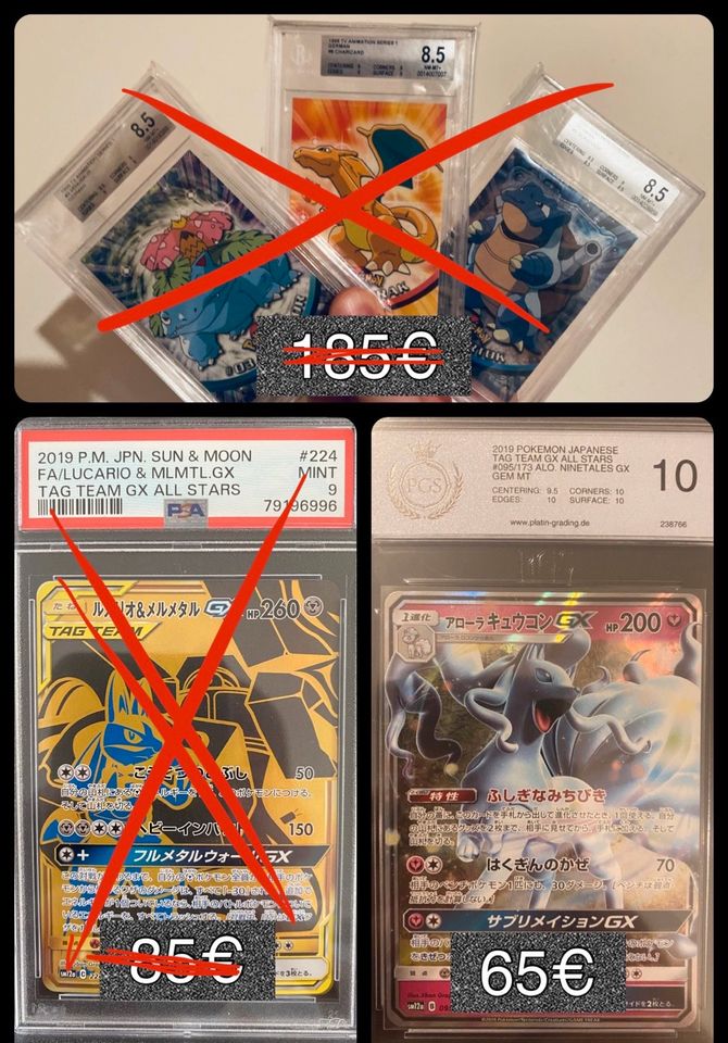 Pokemon Sammlung AOG PSA Grade Mint in Birkenfeld