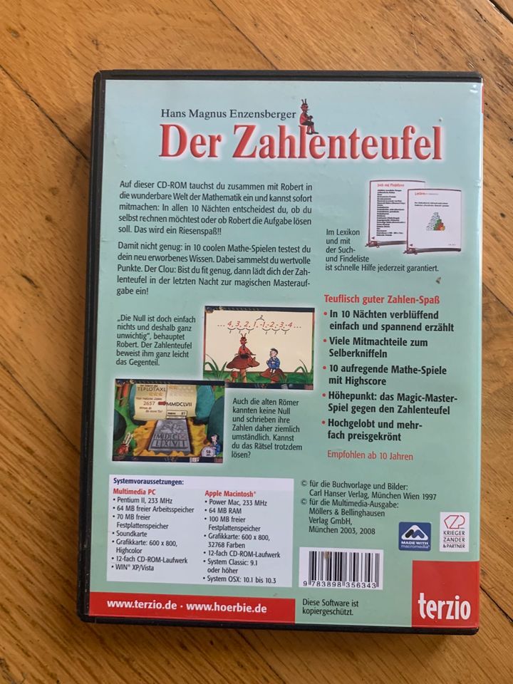 Der Zahlenteufel CD-Rom Mathematik-Erlebnis. Computerspiel in Bonn