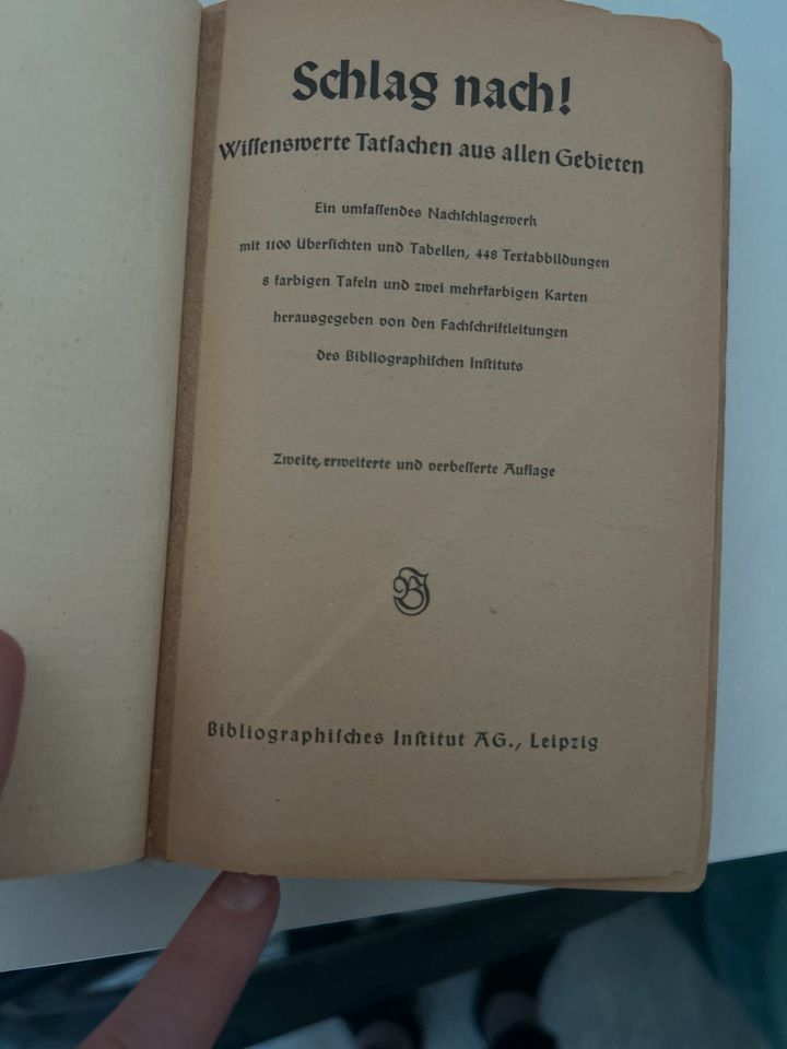 Schlag nach - Wissenswerte Tatsachen aus allen Gebieten 1939 in Kiel