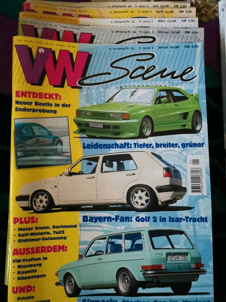 VW Scene Magazin 1998 1999 2000 Auto Zeitschrift in Berlin