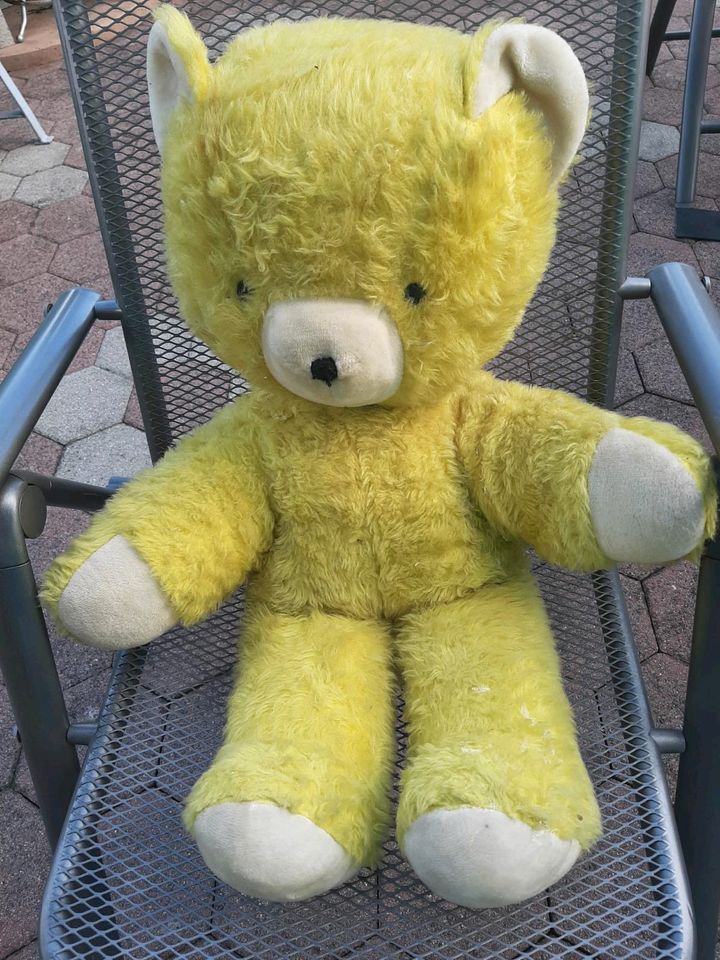 DDR Teddybär gelb in Neusalza-Spremberg