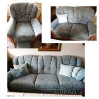 Sitzgarnitur 3 Sitzer 2 Sitzer 1 Sessel Wohnzimmer ❤️Wie Neu! ❤️ Nordrhein-Westfalen - Burbach Vorschau