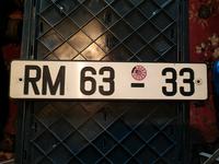 Original DDR KFZ Auto Kennzeichen RM 63-33 Autoschilder Oldtimer Dresden - Blasewitz Vorschau