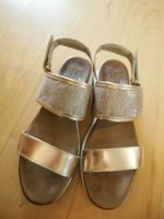 Alba Moda Sandalen gold/kupfer Baden-Württemberg - Ammerbuch Vorschau