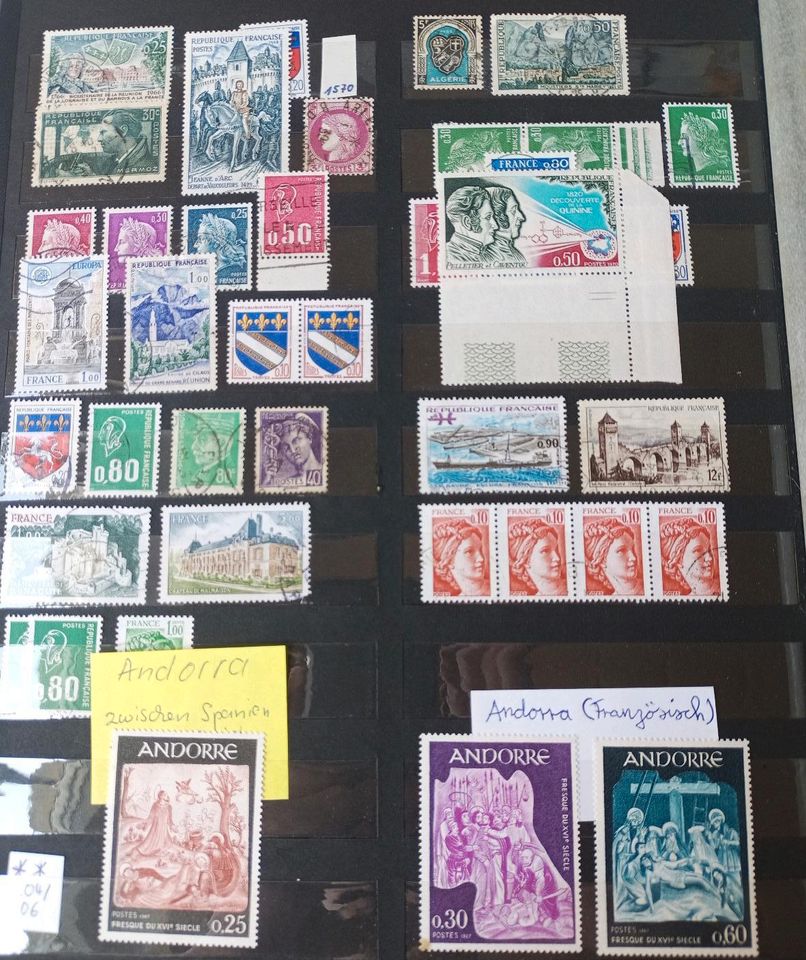 Briefmarken Ausland Alte Frankreich Niederlande Belgien Sammlung in Bad Neustadt a.d. Saale