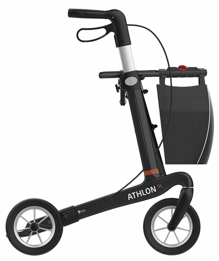 Rehasense Carbon Ultraleicht Rollator ATHLON SL Soft-Räder in Pyrbaum