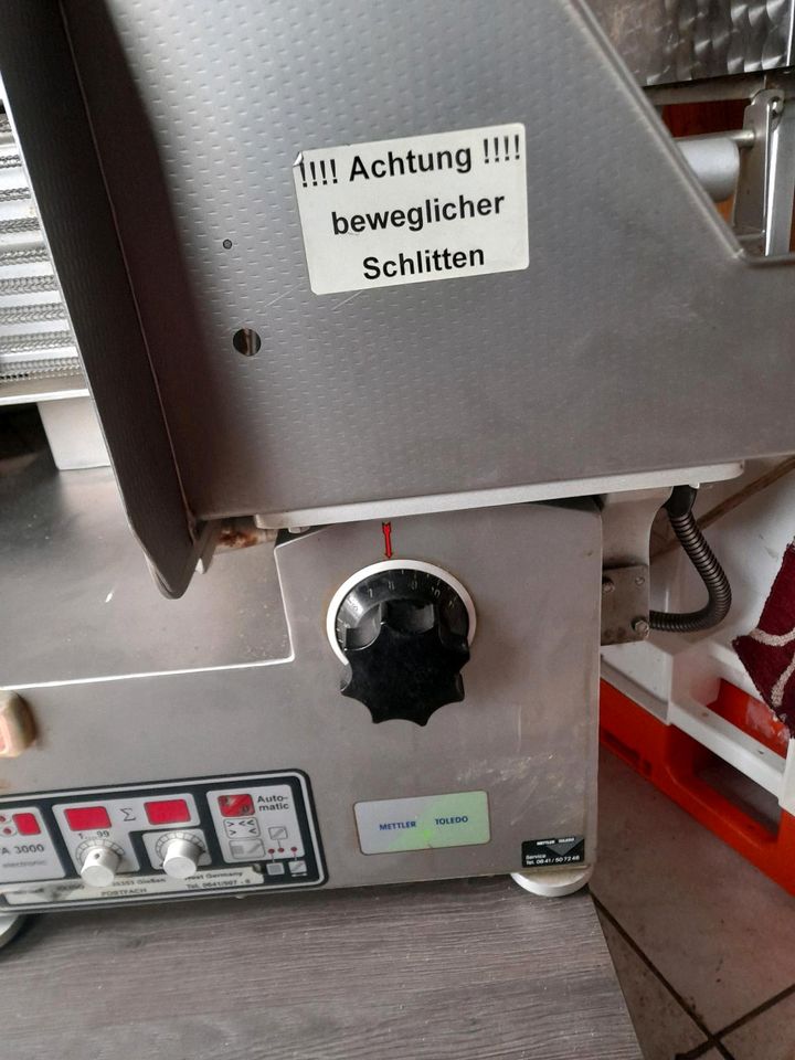 Scharfen mettler toledo Aufschnittmaschine Metzgerei in Köln