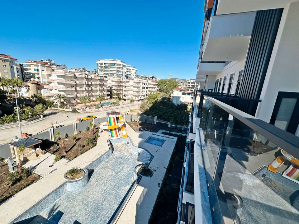 TÜRKEI - AVSALLAR/ALANYA 1+1 Wohnung mit Meerblick in Hamm