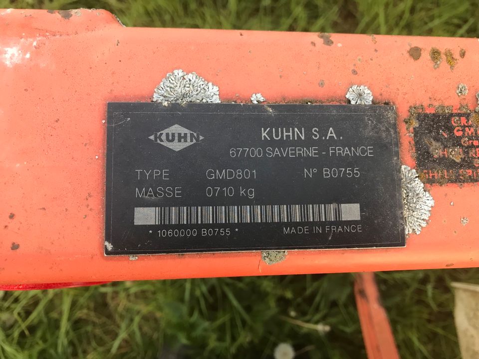 Kuhn Mähwerk GMD 801 in Haßloch