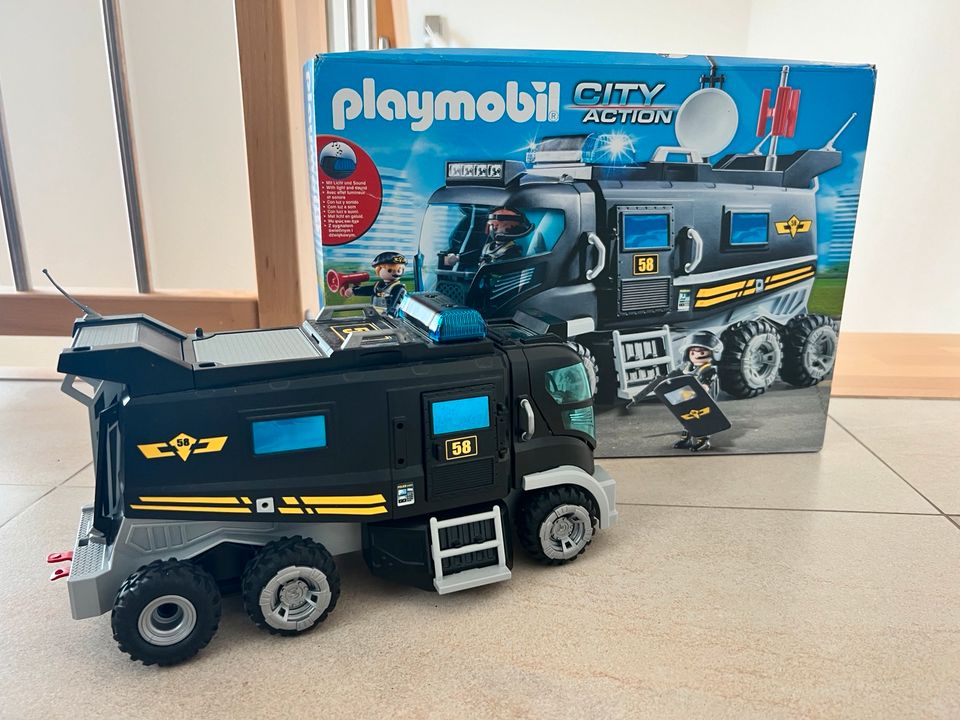 PLAYMOBIL® 9360 SEK-Truck mit Licht und Sound in Hungen