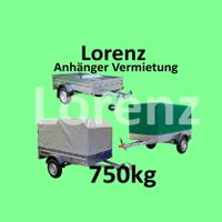 Pkw Anhänger Autoanhänger 750kg mit Hochplane mieten Vermietung Saarland - Schiffweiler Vorschau