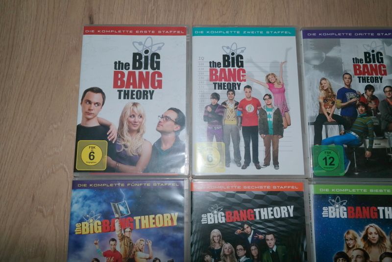 Staffel 1-8 von The BIG BANG Theory wie neu in Drensteinfurt