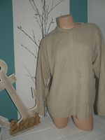Damen Herbst Winter Langarm Pullover Muster Beige 40 42 Vintage Brandenburg - Plessa Vorschau