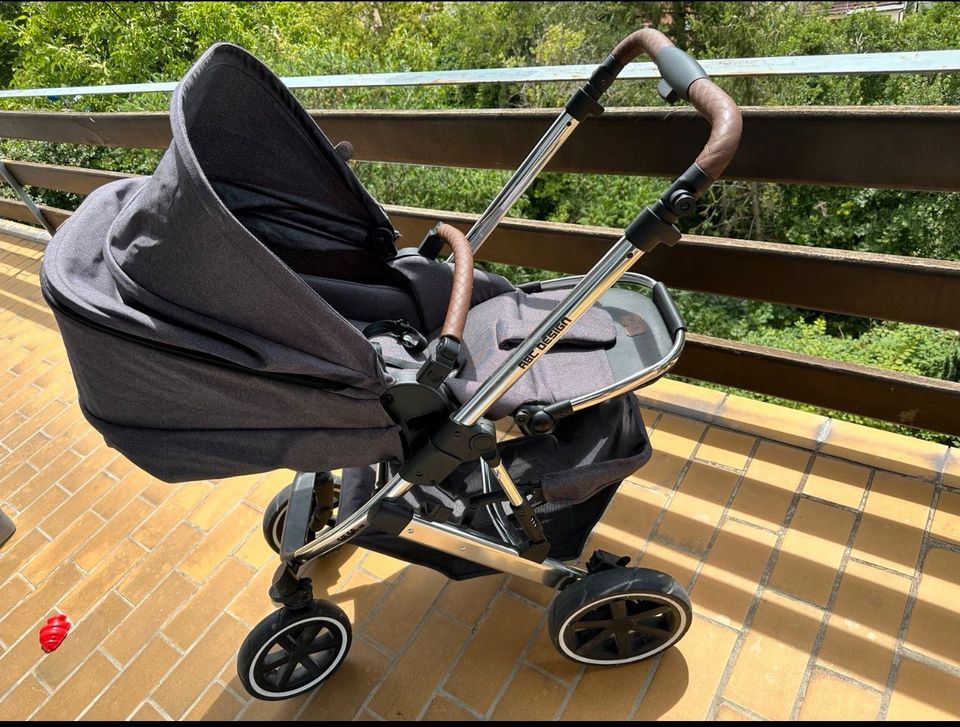 Kinderwagen ABC Design Salsa 4 Air + Regenschutz + Adapter in Horb am Neckar