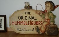 M.I. HUMMEL Wooden Dealer Plaque "The Original Hummel Figures" Baden-Württemberg - Bad Wurzach Vorschau