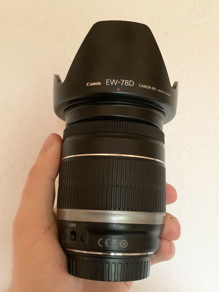 Canon DSLR Objektiv EF-S 18-200mm f/3.5-5.6 IS in Mannheim