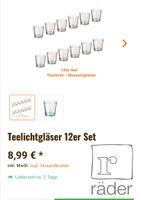 Räder Design Teelicht- / Dessertglöser Set 12 Stück Hessen - Marburg Vorschau