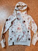 Naketano Sweater Kapuzenpullover Der Schein trügt Blumen grau Rar Sachsen - Pockau Vorschau