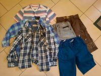 Kleiderpaket 110 116 Junge Hose Hemd Shorts Jeans Shirt Pullover Bayern - Mindelheim Vorschau