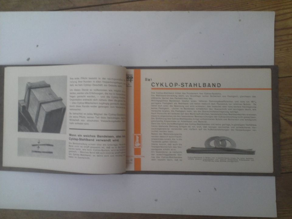 Cyklop Werbebroschüre Katalog 30er Jahre Gerolstein Rodenkirchen in Kelberg