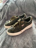 Puma Basket Platform Sneaker Schuhe Khaki Nordrhein-Westfalen - Herne Vorschau