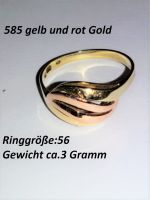 Zierlicher Goldring aus 585 Gold in rot und gelb Gold Schleswig-Holstein - Norderstedt Vorschau