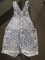 GAP Denim Mädchen Latzhose, Weiss gepunktet, Gr. 110, wie neu Baden-Württemberg - Karlsruhe Vorschau