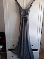 Abendkleid Abiballkleid langes Kleid grau Gr. M Nordrhein-Westfalen - Möhnesee Vorschau