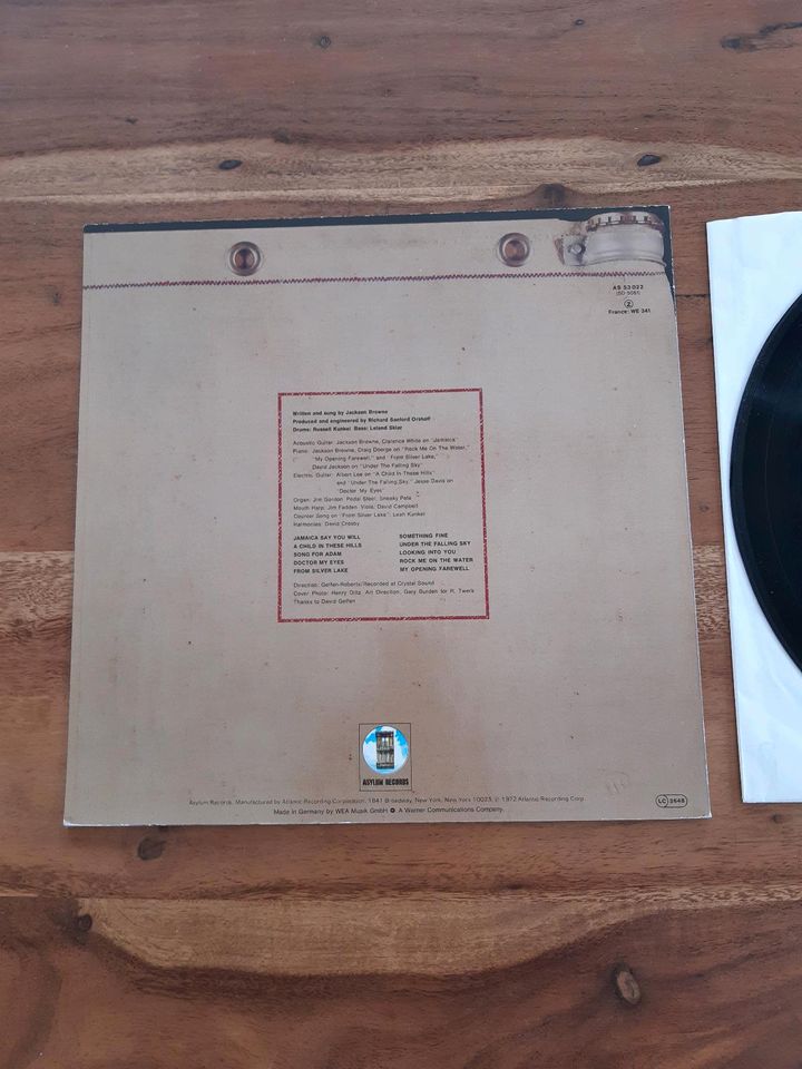 Jackson Browne LP Schallplatte in Brackenheim